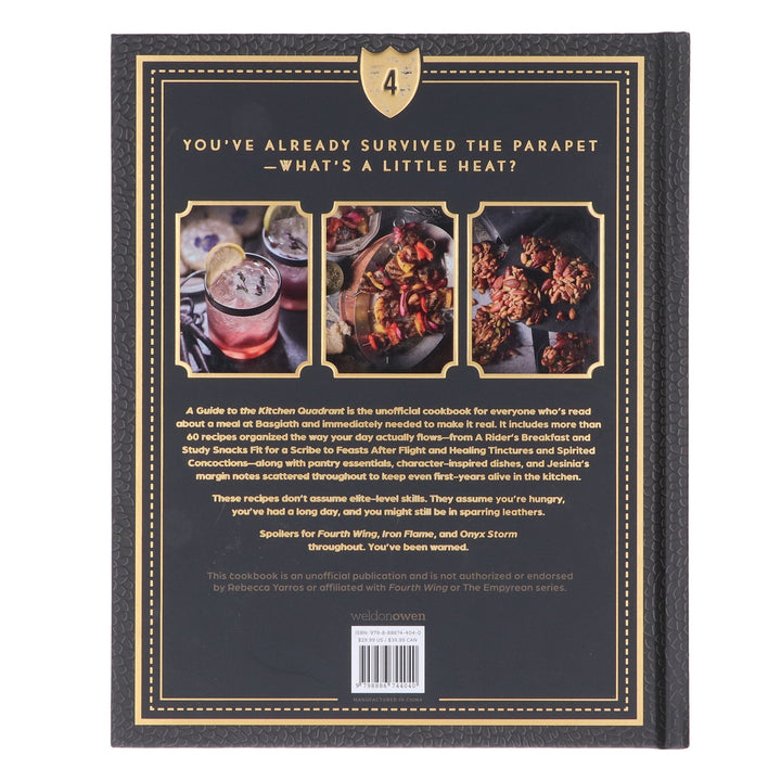 A Guide to the Kitchen Quadrant: The Unofficial Fourth Wing Cookbook by Chelsea Cole - Non Fiction - Hardback