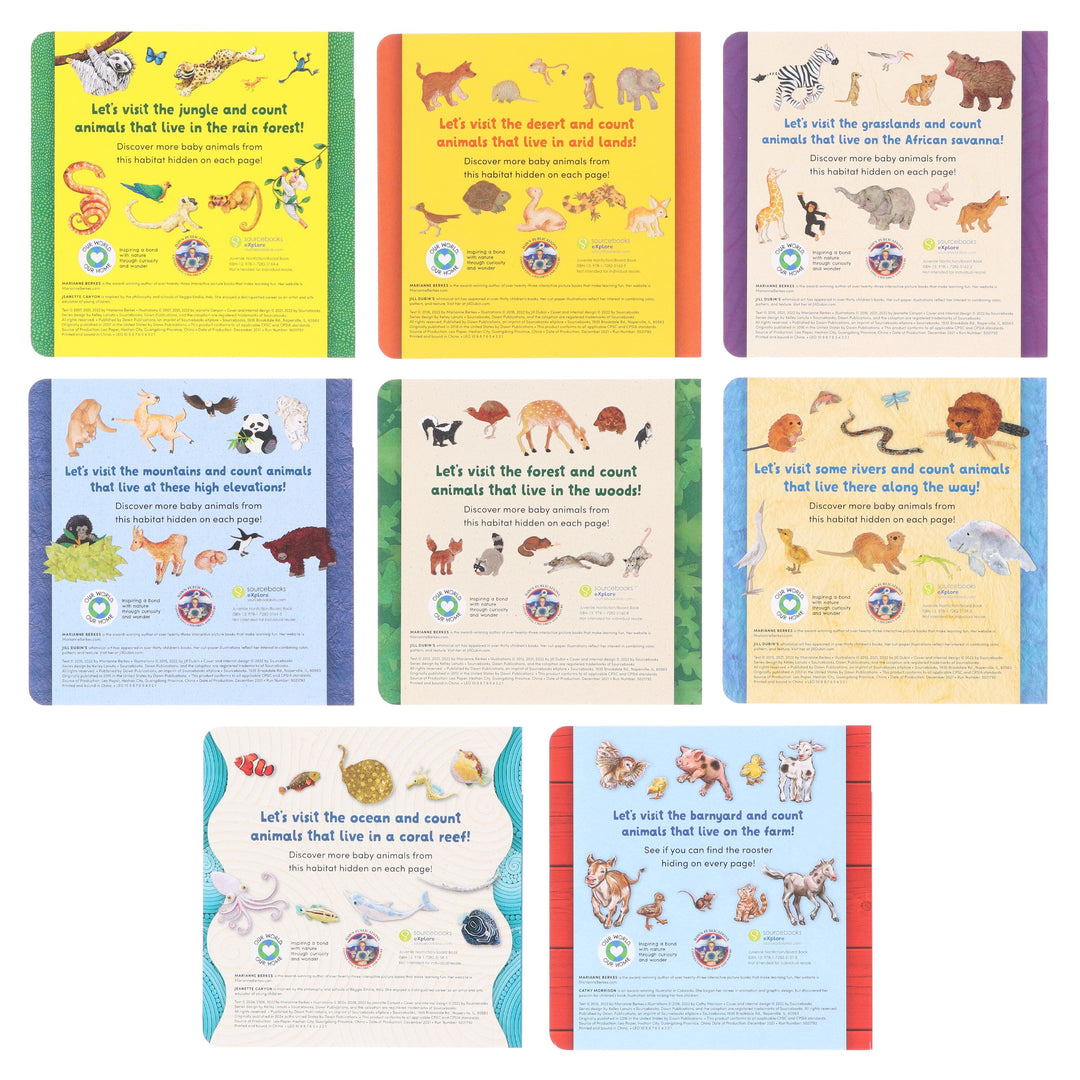 Our World, Our Home Little Library Collection by Marianne Berkes 8 Books Box Set - Ages 3+ - Board Book