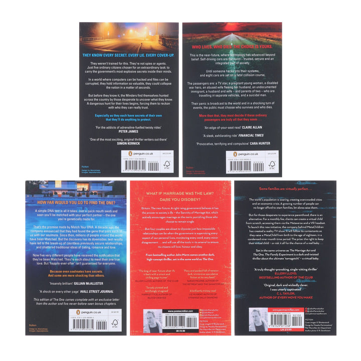Dark Future Series by John Marrs 5 Books Collection Set - Fiction - Paperback