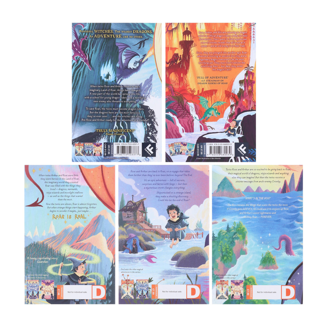 The Land of Roar Series by Jenny McLachlan 5 Books Collection Set - Ages 9-14 - Paperback