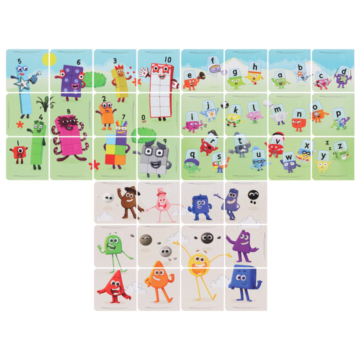 A Case of Numberblocks, Alphablocks & Colourblocks 36 Mini Books Collection Set - Ages 0-5 - Board Book
