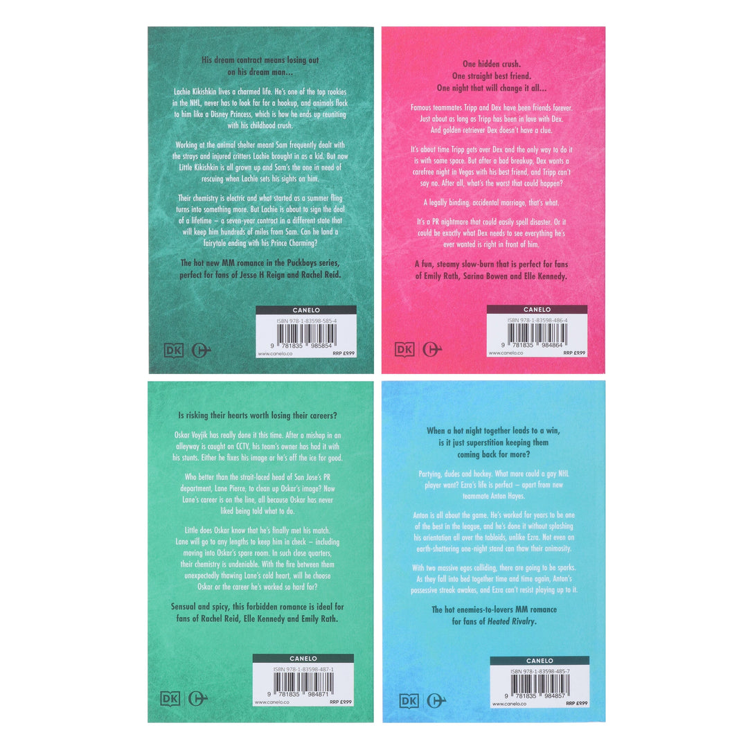 The Puckboys Series by Saxon James & Eden Finley 4 Books Collection Set - Fiction - Paperback