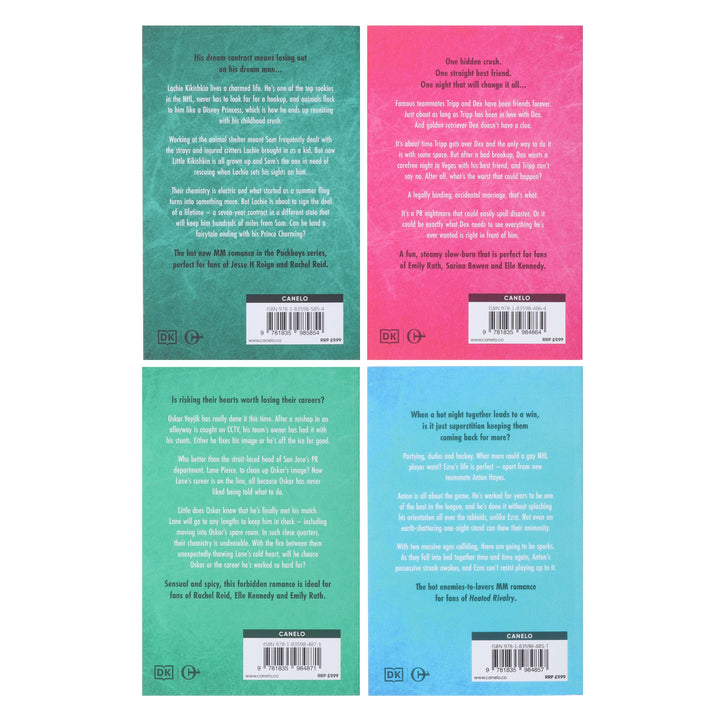 The Puckboys Series by Saxon James & Eden Finley 4 Books Collection Set - Fiction - Paperback
