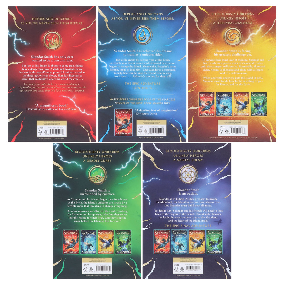 Skandar Series By A.F. Steadman 5 Books Collection Set - Ages 9-12 - Paperback