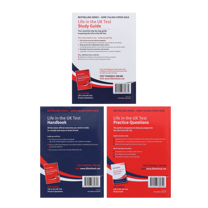 Life in the UK Test 2023 By Henry Dillon 3 Books Collection Set - Non Fiction - Paperback