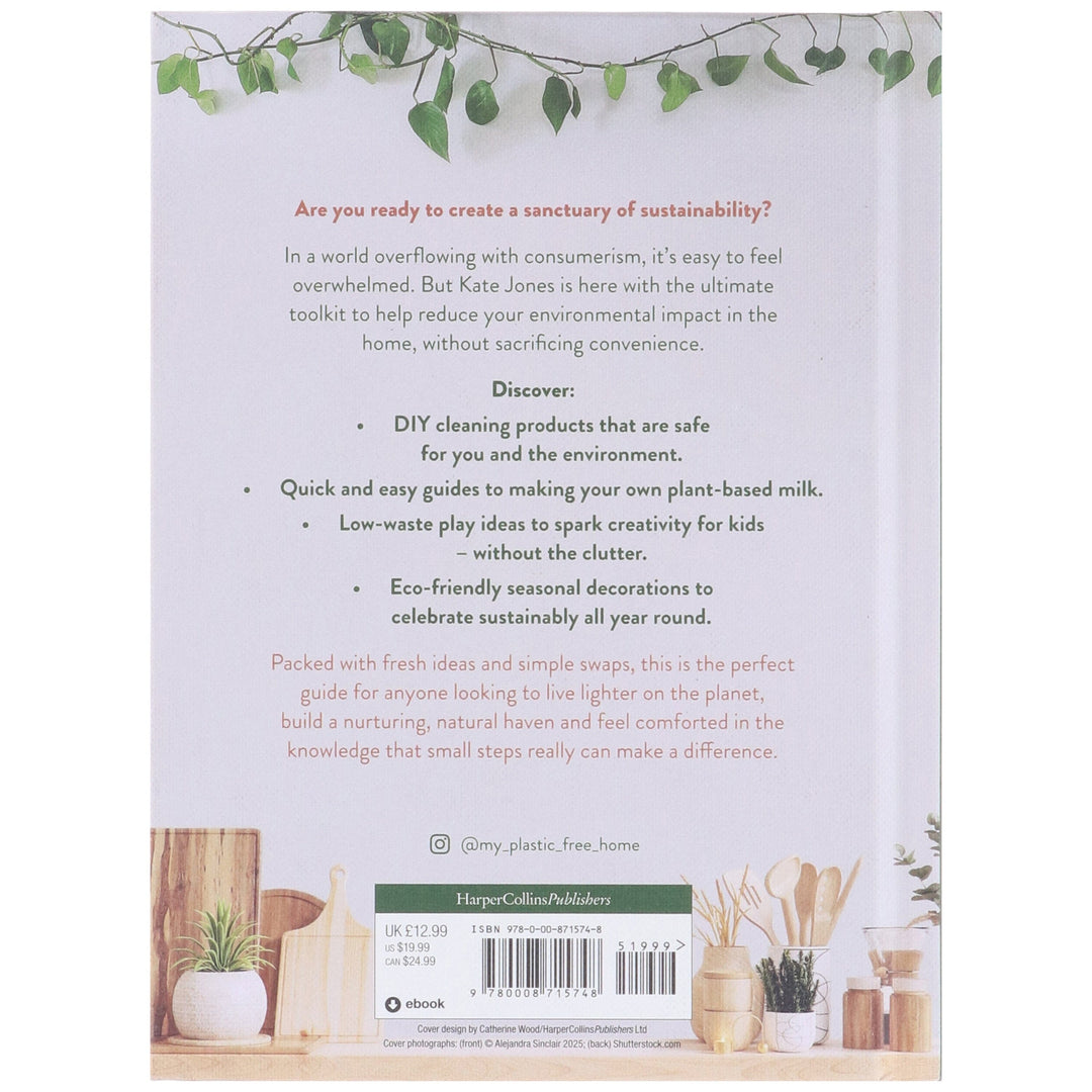 My Plastic-Free Home: Simple Steps to Live More Sustainably by Kate Jones - Non Fiction - Hardback