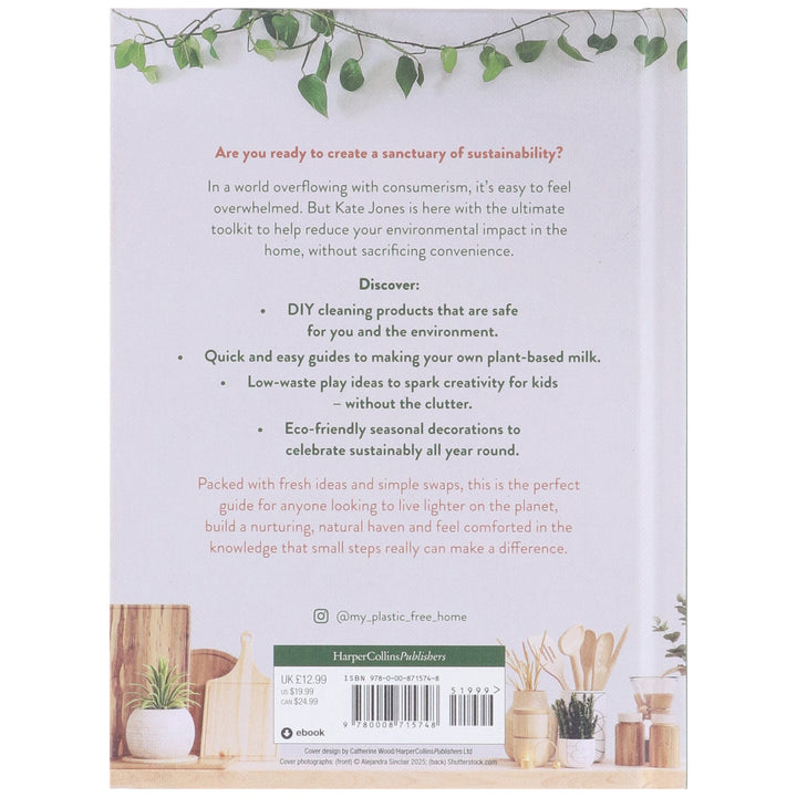 My Plastic-Free Home: Simple Steps to Live More Sustainably by Kate Jones - Non Fiction - Hardback
