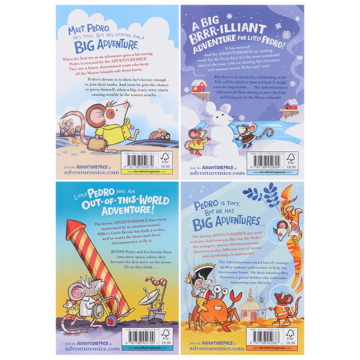 Adventuremice Series By Philip Reeve & Sarah McIntyre 4 Books Collection Set - Ages 5-7 - Paperback 5-7 David Fickling Books