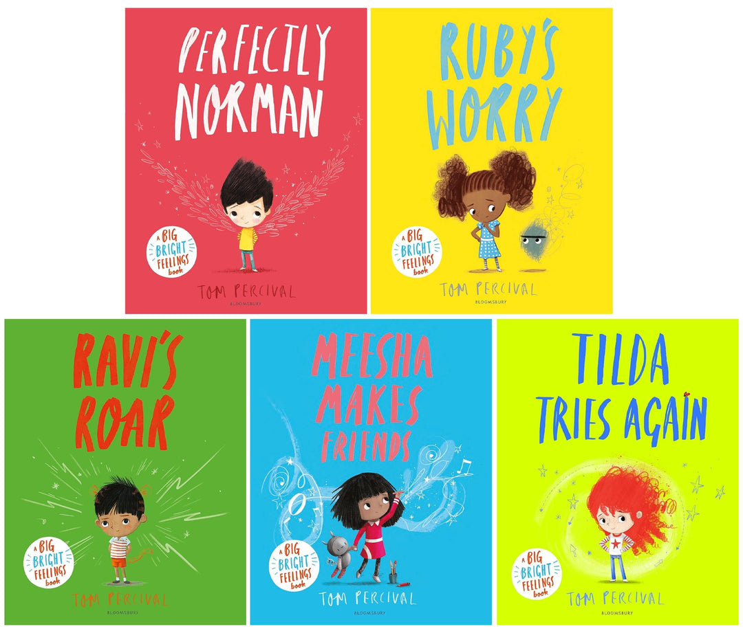 A Big Bright Feelings Series (Set 2) by Tom Percival 5 Books Collection Set - Ages 0-5 - Paperback