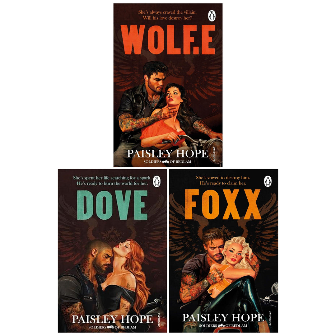 The Soldiers of Bedlam Series by Paisley Hope 3 Books Collection Set - Fiction - Paperback