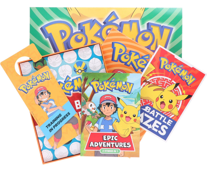 Pokemon Epic Battle Collection (Includes 3 Books, A Poster, A Door Hanger & A Poké Ball Craft) by Pokemon - Ages 6-8
