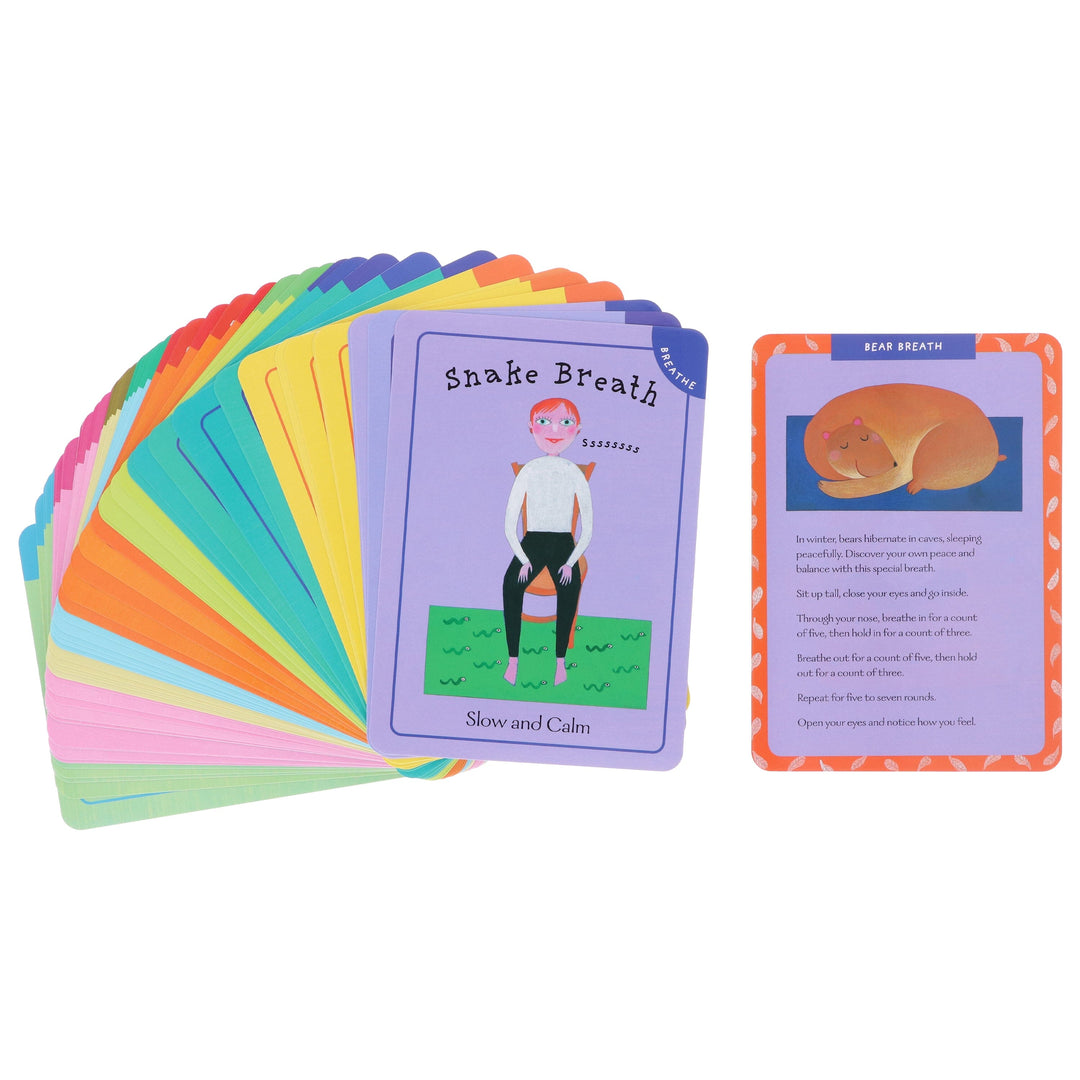 Yoga Pretzels: 50 Fun Yoga Activities for Kids and Grownups by Tara Guber & Leah Kalish - Ages 4+ - Yoga Cards