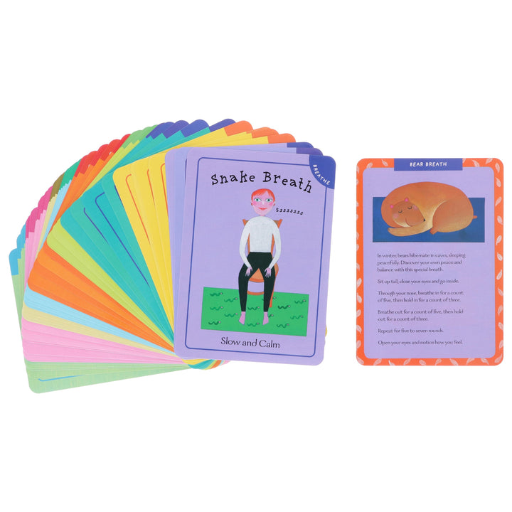 Yoga Pretzels: 50 Fun Yoga Activities for Kids and Grownups by Tara Guber & Leah Kalish - Ages 4+ - Yoga Cards