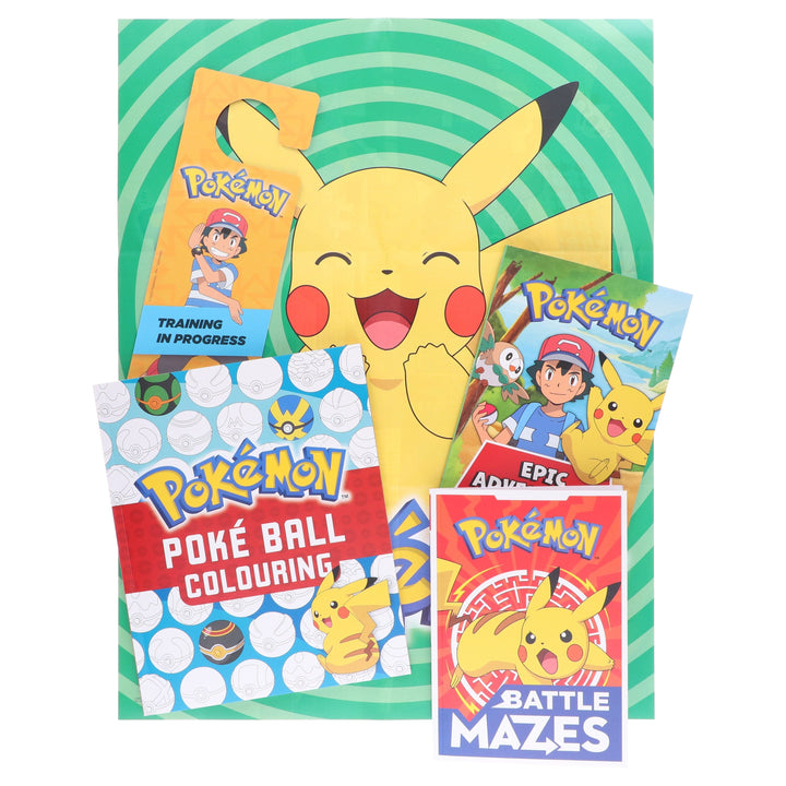 Pokemon Epic Battle Collection (Includes 3 Books, A Poster, A Door Hanger & A Poké Ball Craft) by Pokemon - Ages 6-8