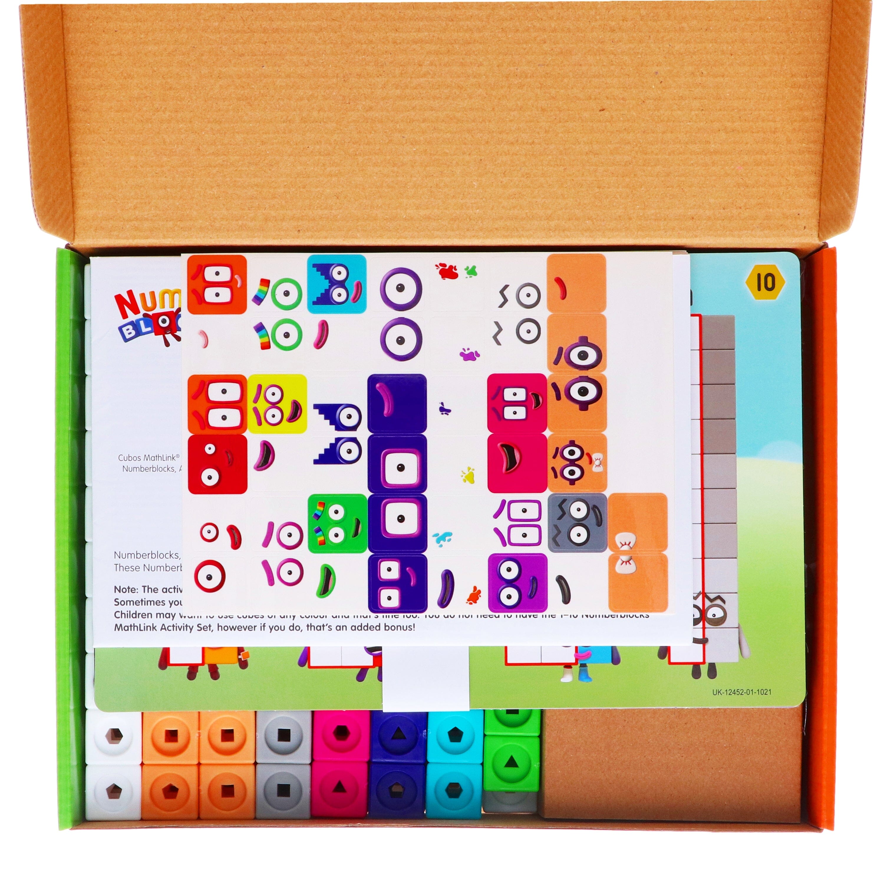 MathLink Cubes Numberblocks 11-20 Activity Set by Learning