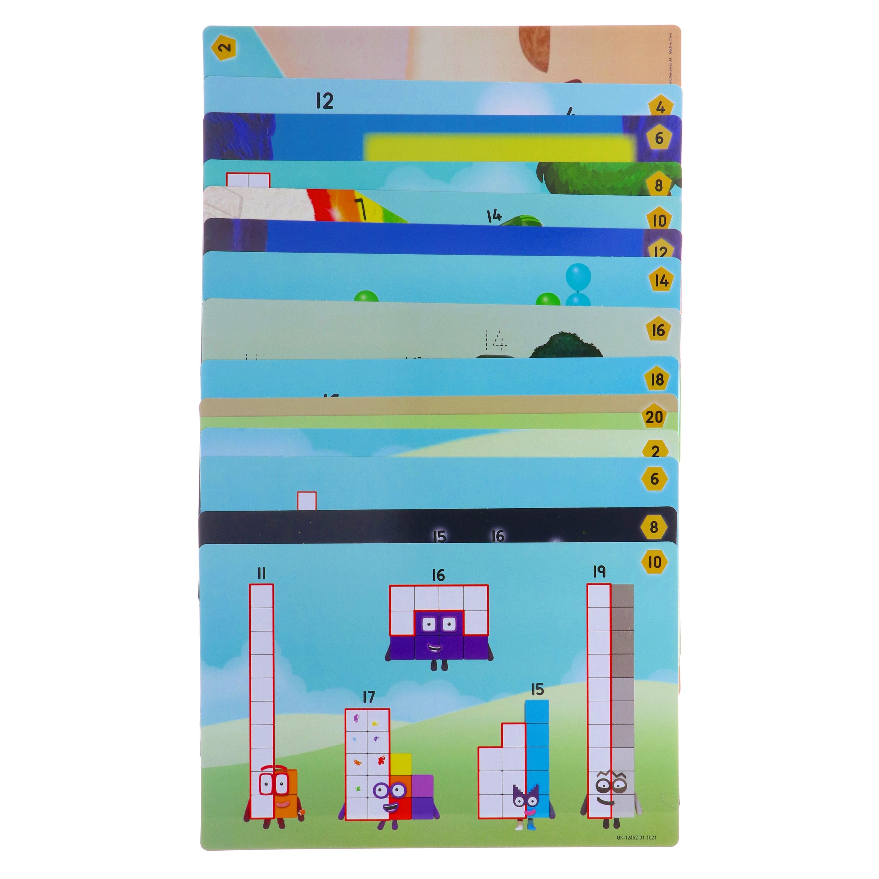 MathLink Cubes Numberblocks 11-20 Activity Set by Learning