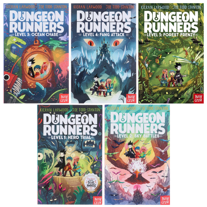 Dungeon Runners Series By Kieran Larwood: Illustrated 5 Books Collection Set - Ages 7-9 - Paperback