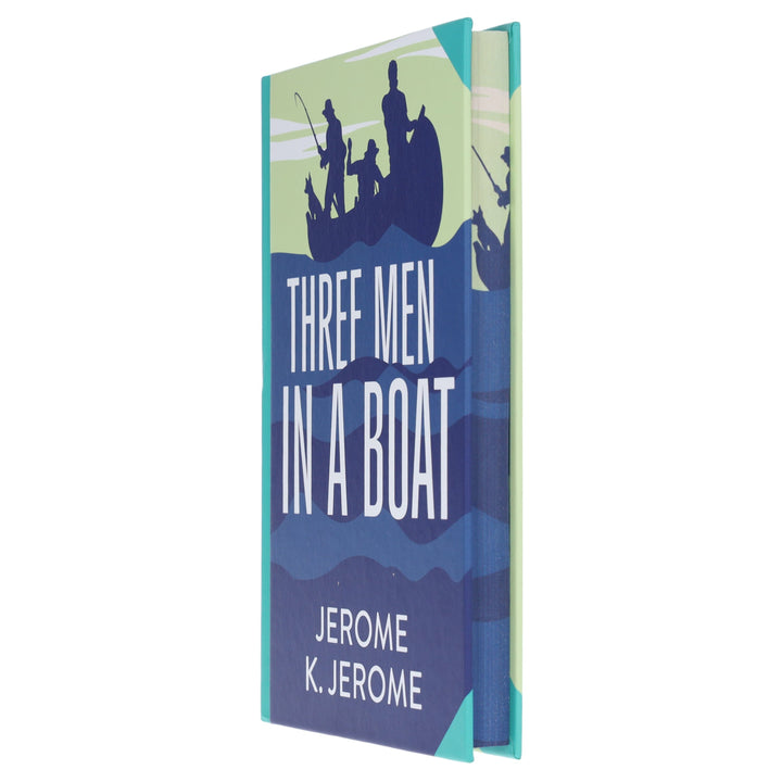 Three Men In A Boat by Jerome K. Jerome - Fiction - Sprayed edges Hardback