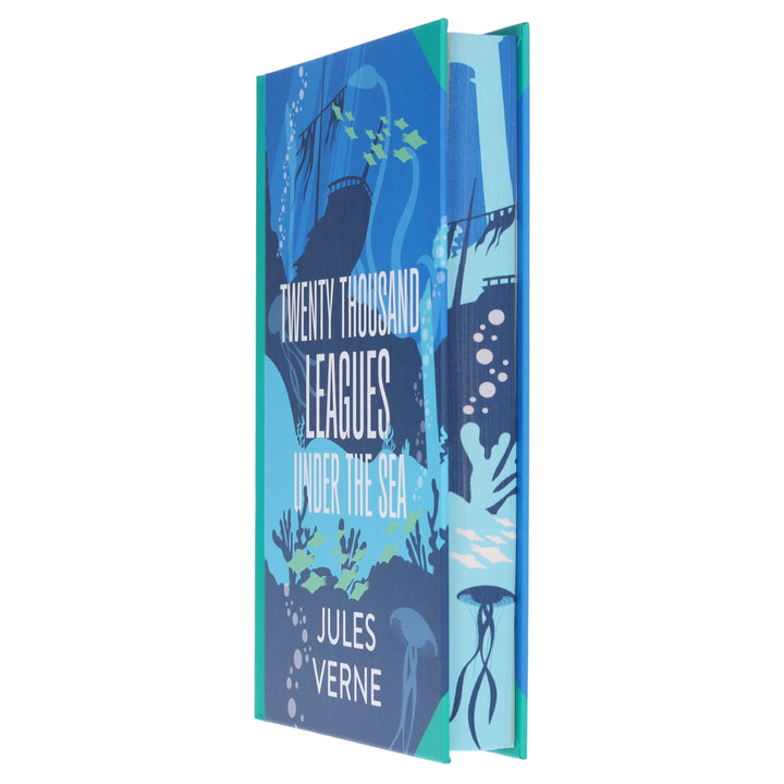 Twenty Thousand Leagues Under the Sea by Jules Verne - Fiction - Sprayed Edges Hardback