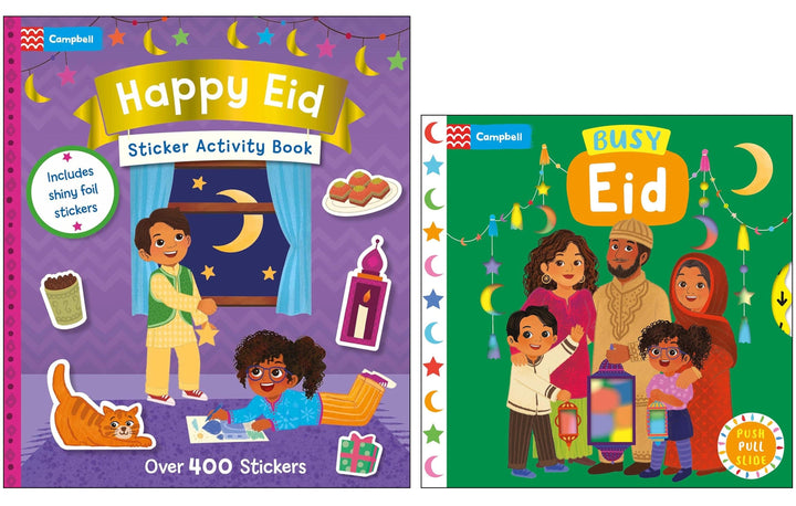 Eid Celebration Collection (Happy Eid & Busy Eid) 2 Books Set - Ages 0-5 - Paperback/Board Book