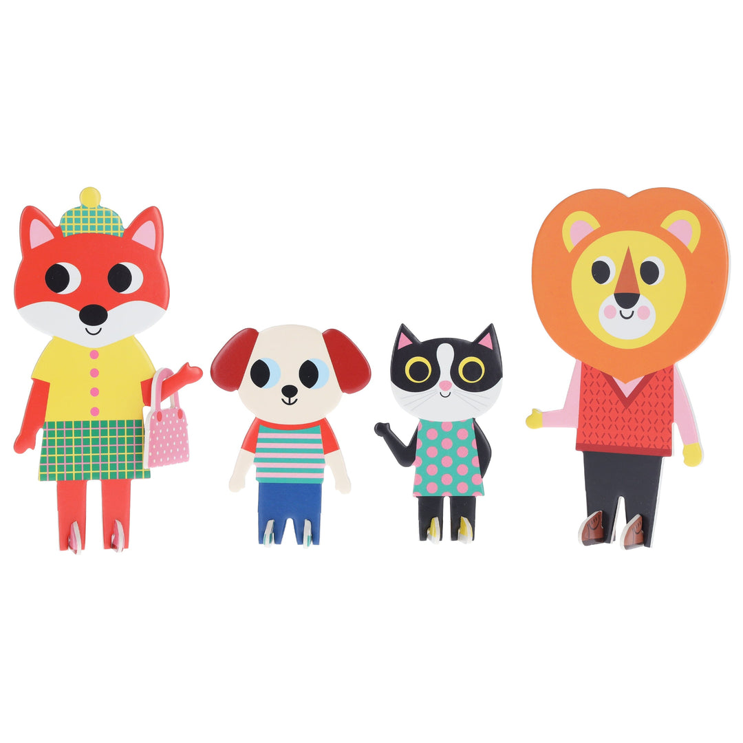 Fold-Out + Play: Doll's House: Build your own 3D house with interactive play pieces and stickers by Ingela P Arrhenius - Ages 4-7 - Board Book