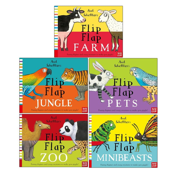 Axel Scheffler's Flip Flap Series (Set 1) 5 Books Collection Set - Ages 2+ - Hardback