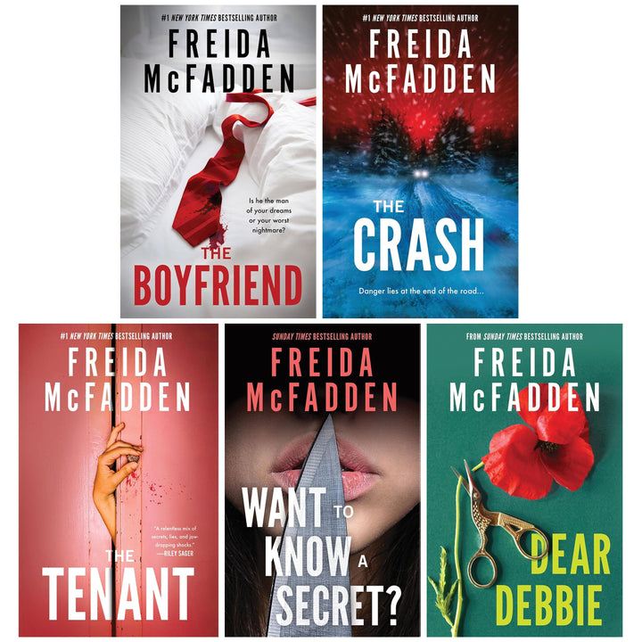 Freida McFadden Collection 5 Books Set - Fiction - Paperback