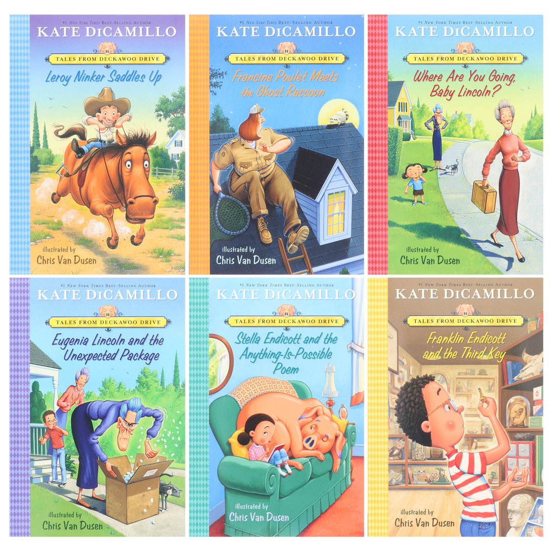 Tales from Deckawoo Drive Series By Kate DiCamillo: 6 Books Collection Set - Ages 6-9 - Paperback