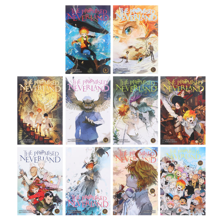 The Promised Neverland Complete Volumes 1-20 Box Set By Kaiu Shirai - Manga - Paperback