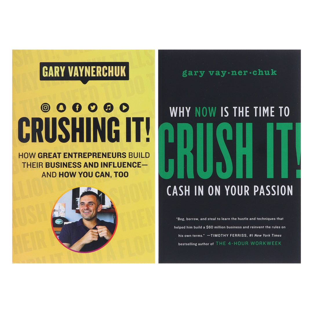 Crush It! & Crushing It! by Gary Vaynerchuk 2 Books Collection Set - Non Fiction - Paperback