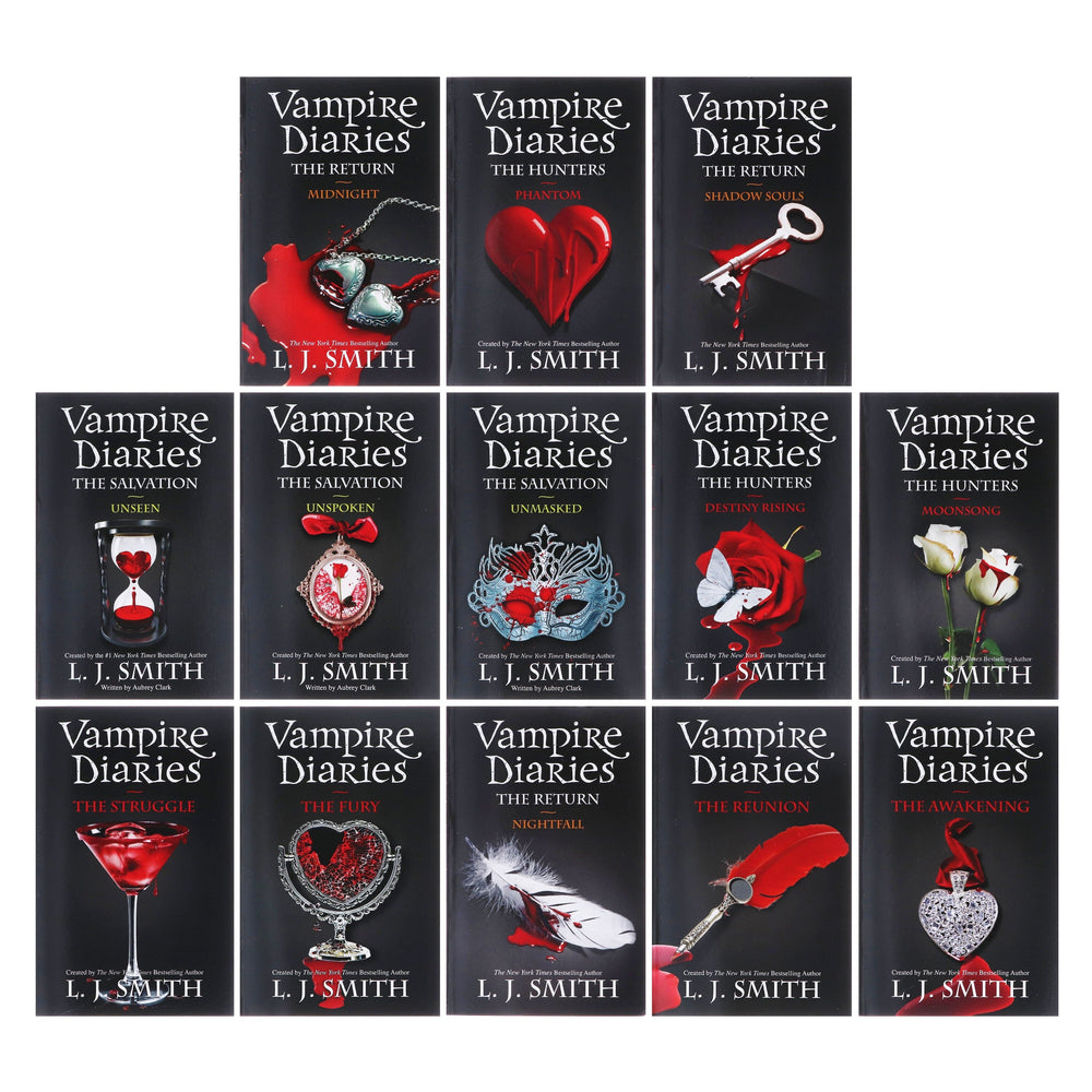 Vampire Diaries The Complete Collection 13 Books Box Set by L. J. Smith - Ages 12+ - Paperback Young Adult Hodder & Stoughton