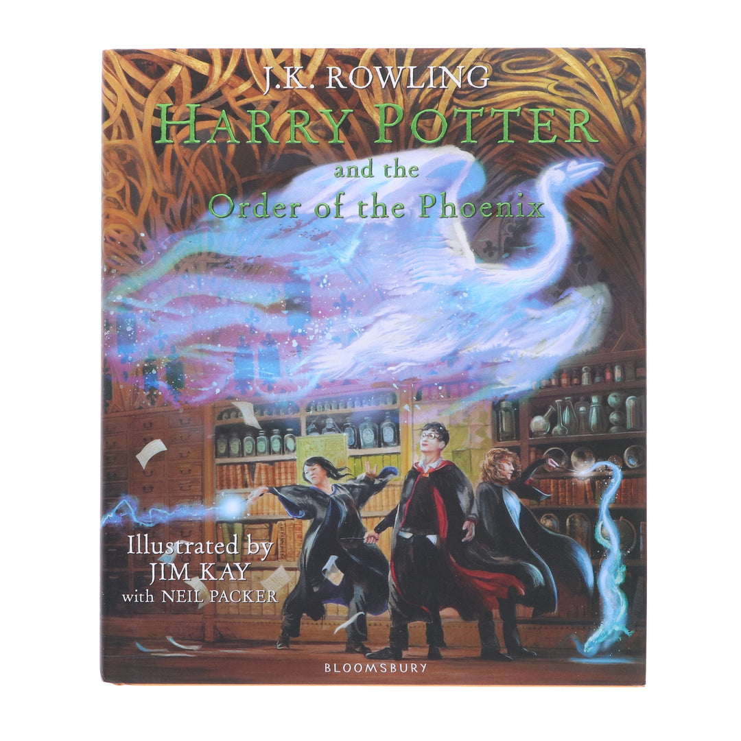 Harry Potter and the Order of the Phoenix By J.K. Rowling (Illustrated Edition) - Ages 9+ - Hardback