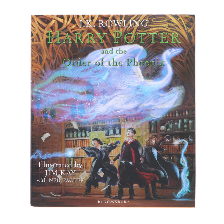 Harry Potter and the Order of the Phoenix By J.K. Rowling (Illustrated Edition) - Ages 9+ - Hardback
