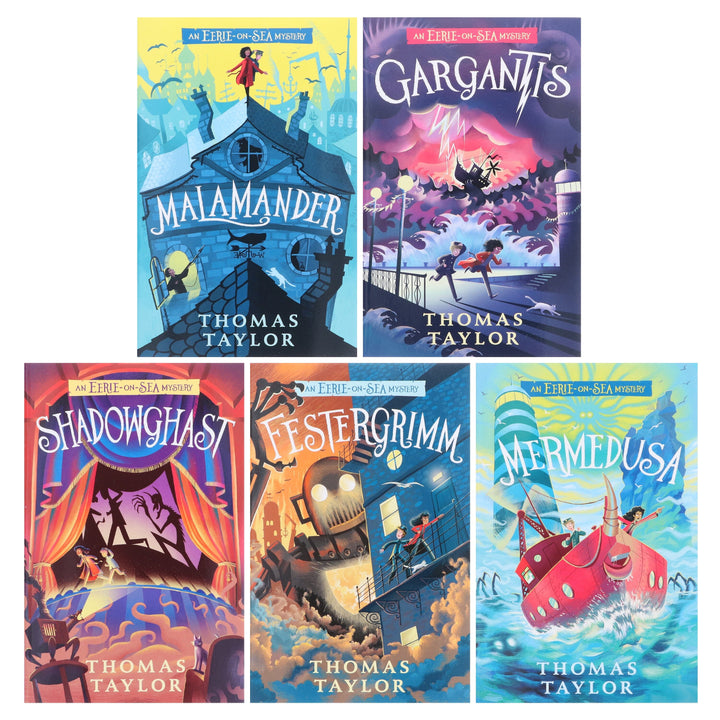 An Eerie-on-Sea Mystery Series By Thomas Taylor 5 Books Collection Set - Ages 8-12 - Paperback