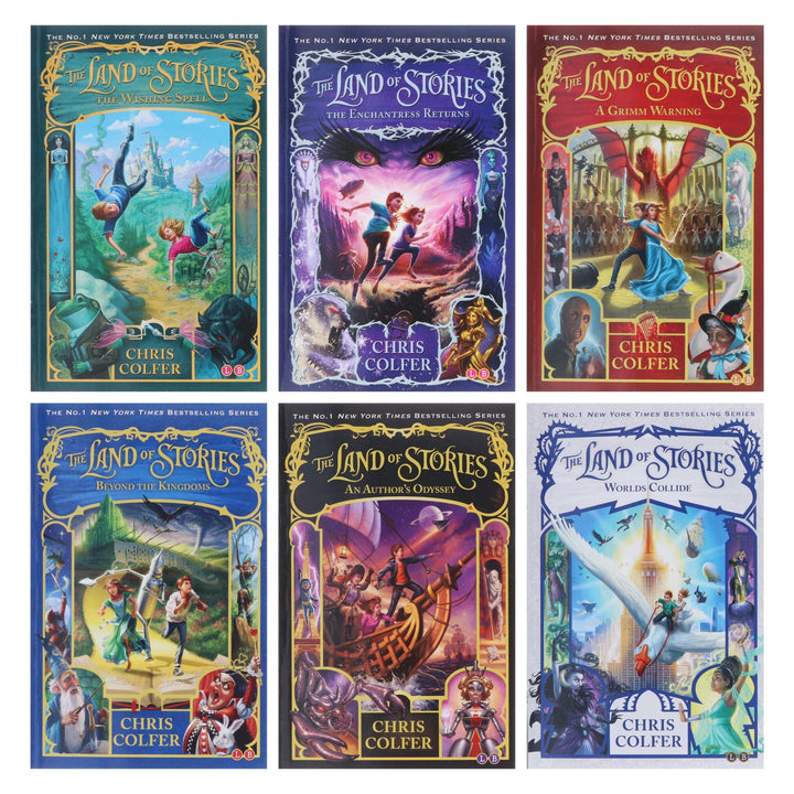 The Land of Stories Series by Chris Colfer: 6 Books Collection Set - Ages 6-11 - Paperback 7-9 Little, Brown Book Group