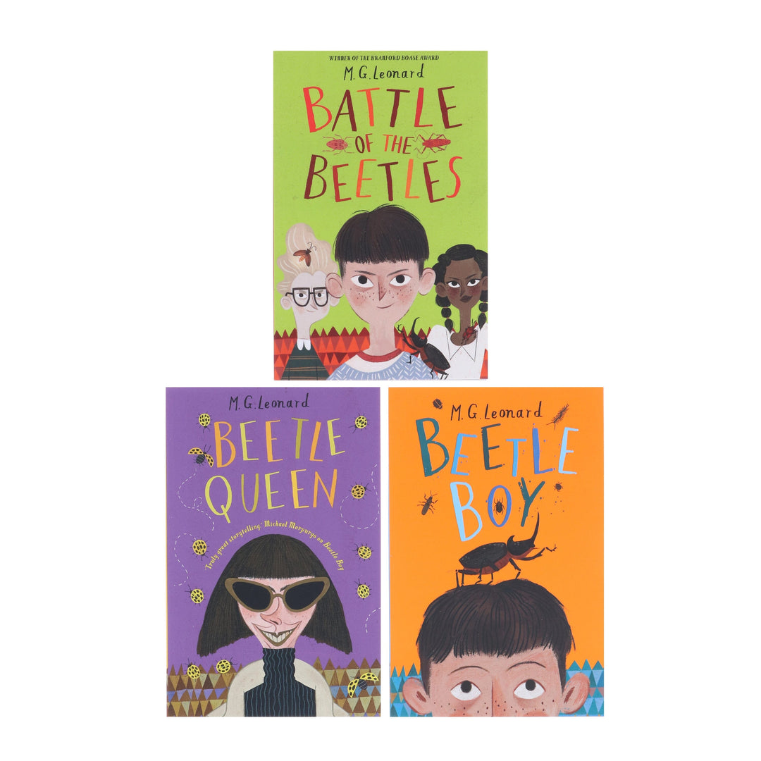 Beetle Boy Series by M.G. Leonard 3 Books Collection Set - Ages 9+ - Paperback