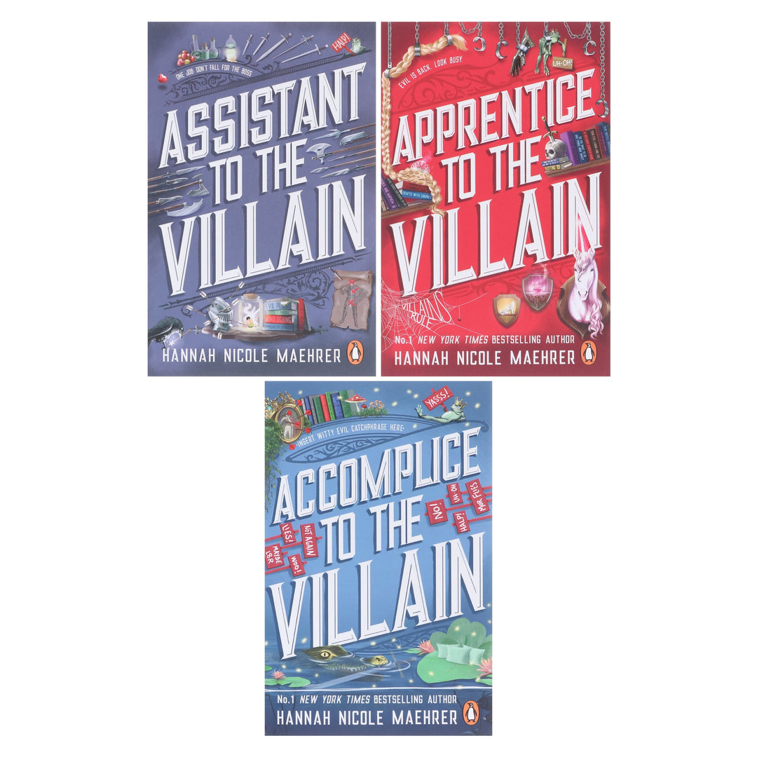 Assistant to the Villain Series By Hannah Nicole Maehrer 3 Books Collection Set - Fiction - Paperback