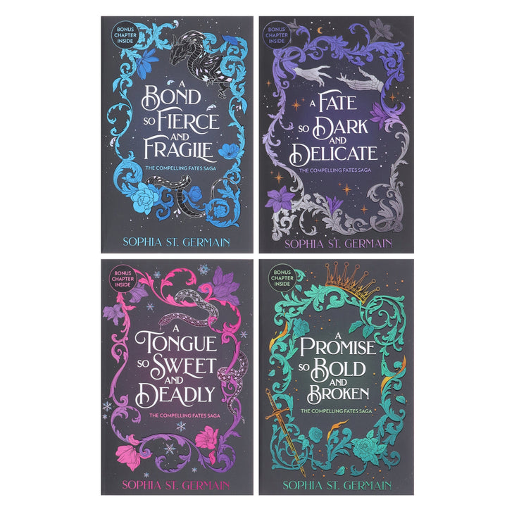 The Compelling Fates Saga by Sophia St. Germain 4 Books Collection Set - Fiction - Paperback