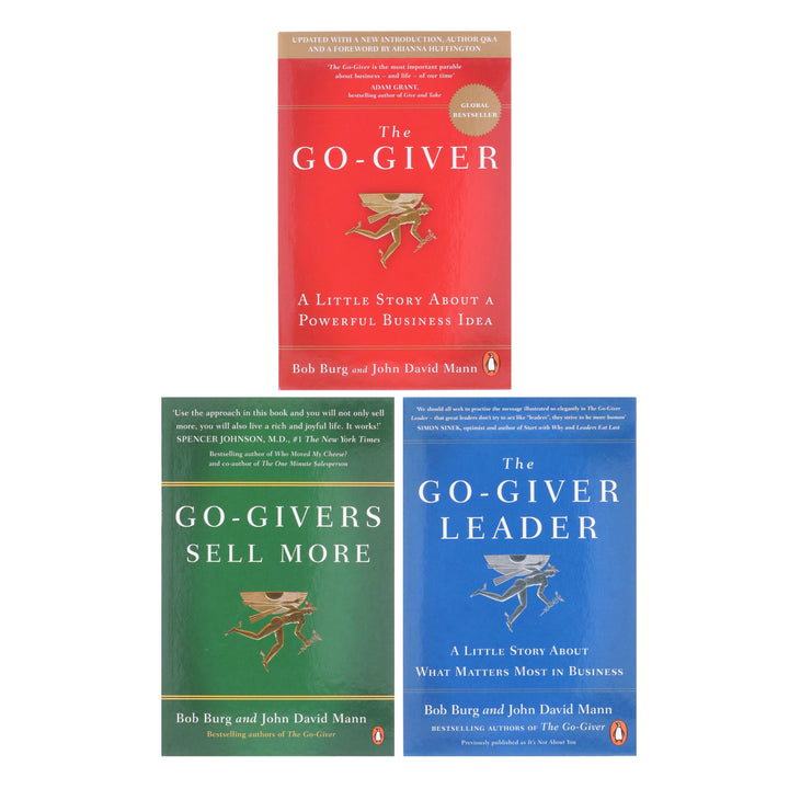 The Go-Giver Series by Bob Burg & John David Mann 3 Books Collection Set - Non Fiction - Paperback