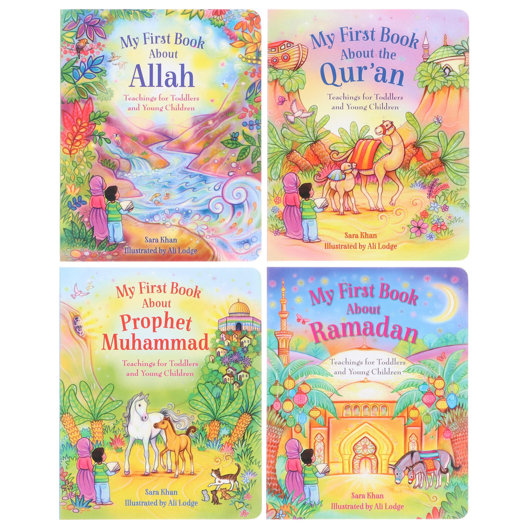 My First Books About Islam by Sara Khan 4 Books Collection Set - Ages 3+ - Board Book