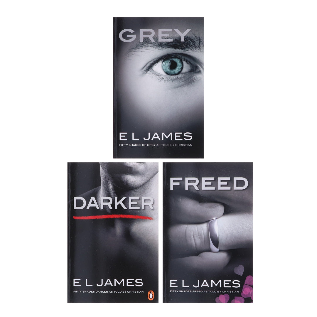 Fifty Shades as Told by Christian Trilogy by E L James 3 Books Collection Set - Fiction - Paperback Fiction Arrow Books