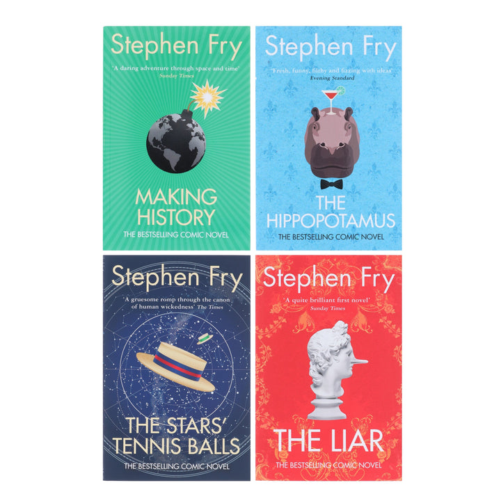 Stephen Fry Comic Novels 4 Books Collection Set - Fiction - Paperback