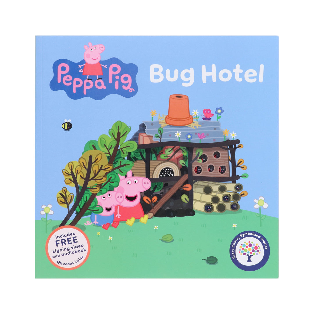 Peppa Pig: Bug Hotel: A Symbolised Picture Book (Peppa Pig Symbolised Stories) - Ages 3-5 - Paperback (Includes Free Signing Video & Audiobook)