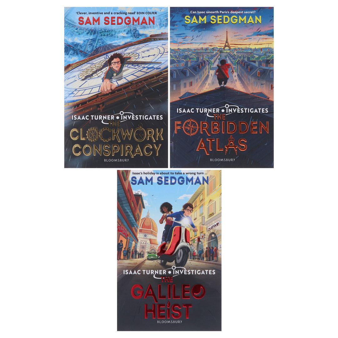 Isaac Turner Investigates Series by Sam Sedgman 3 Books Collection Set - Ages 9-12 - Paperback