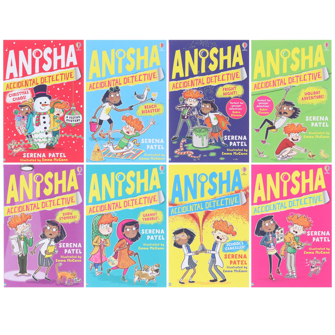 Anisha Accidental Detective Series By Serena Patel 8 Books Collection Set - Ages 7-11 - Paperback