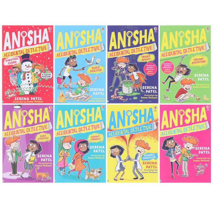 Anisha Accidental Detective Series By Serena Patel 8 Books Collection Set - Ages 7-11 - Paperback