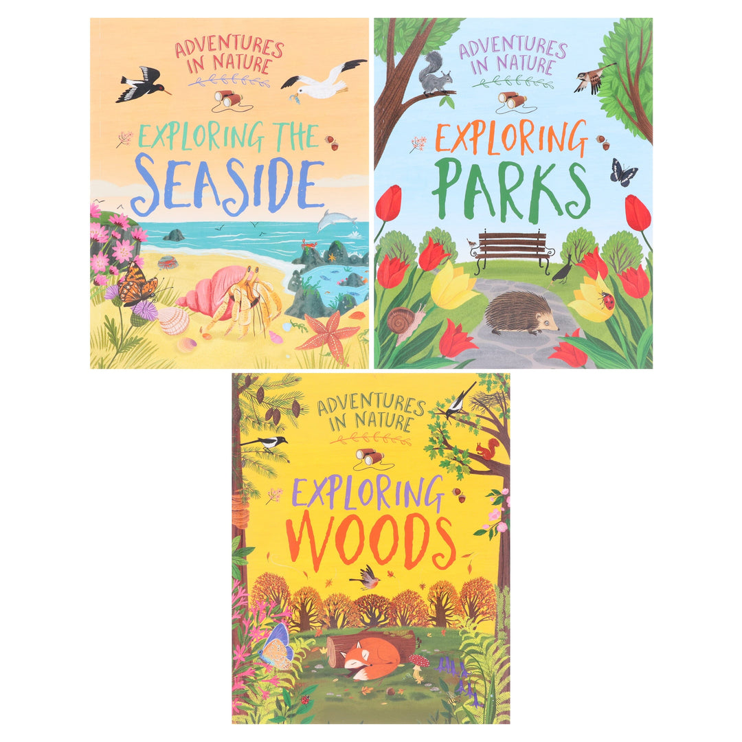 Adventures in Nature Series by Jen Green Illustrated 3 Picture Books Collection Set - Ages 7+ - Paperback