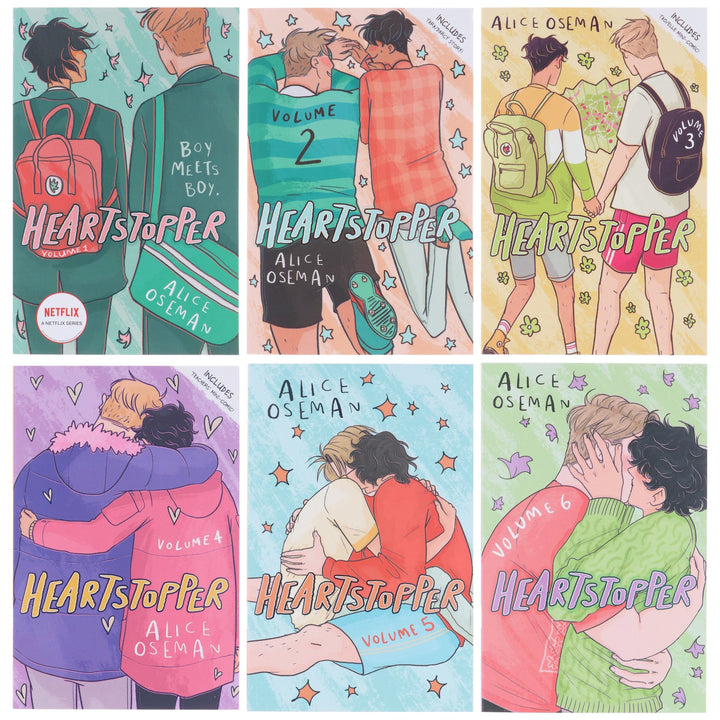 Heartstopper (Vol 1-6) by Alice Oseman 6 Books Collection Set - Ages 13+ - Paperback