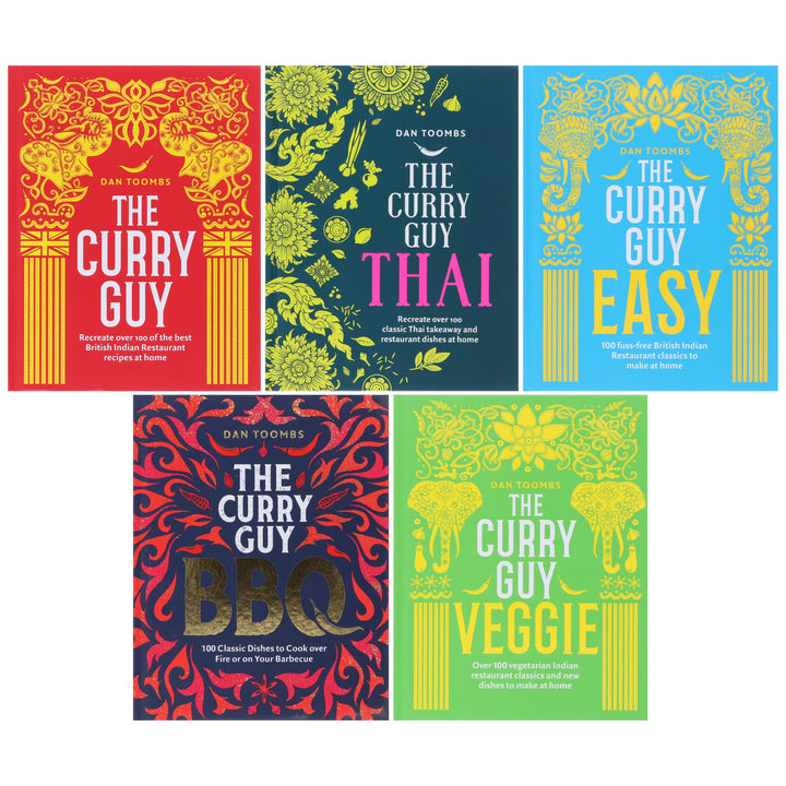 The Curry Guy Collection By Dan Toombs 5 Books Set - Non Fiction - Hardback