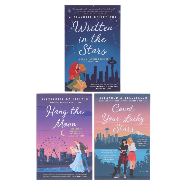 Written in the Stars Book Series by Alexandria Bellefleur 3 Books Collection Set - Fiction - Paperback